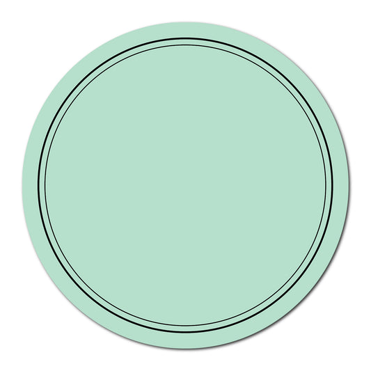 Wedding Label with Classic Double Border | SVG PNG Template - Shape 15