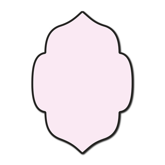 Classic Mounted 2-Layer Card | SVG Template - Shape P10