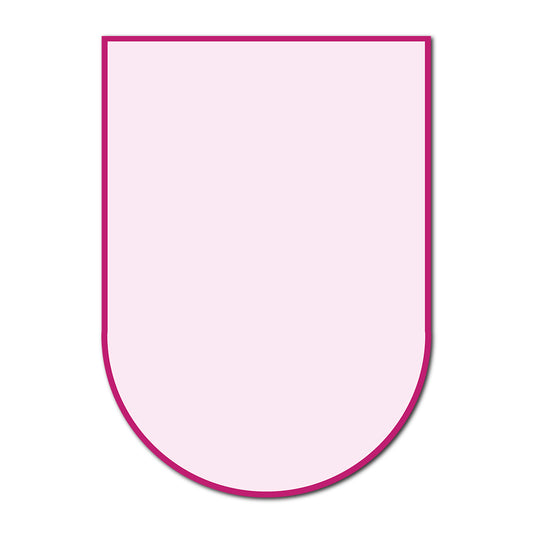 Classic Mounted 2-Layer Card | SVG Template - Shape P135