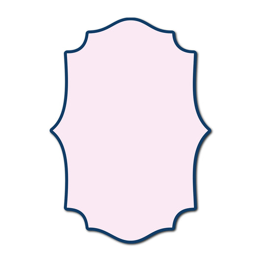 Classic Mounted 2-Layer Card | SVG Template - Shape P15