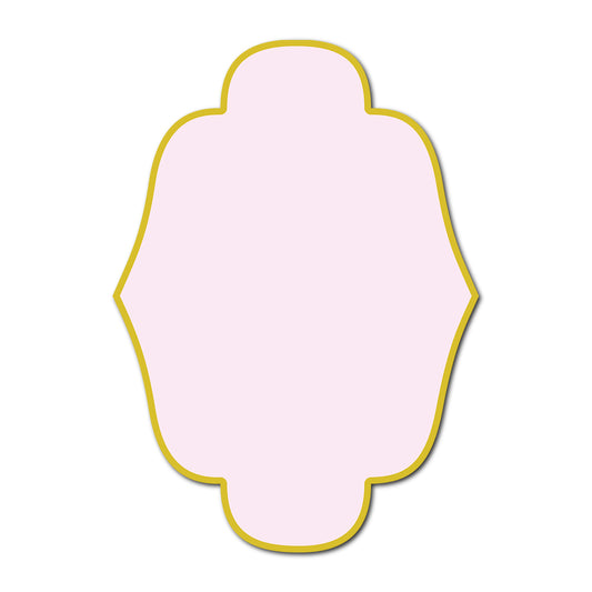 Classic Mounted 2-Layer Card | SVG Template - Shape P163