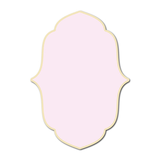Classic Mounted 2-Layer Card | SVG Template - Shape P16