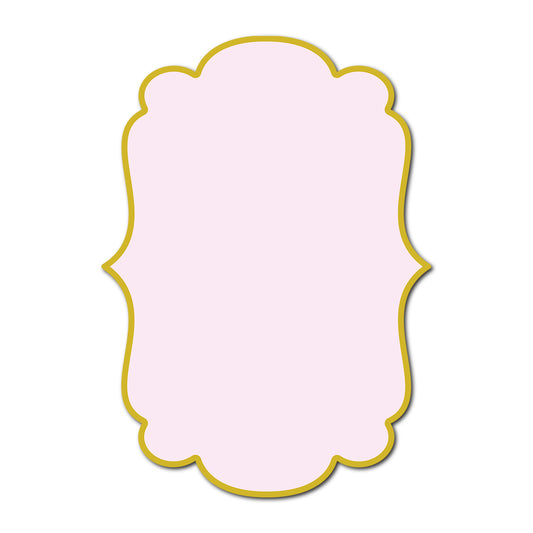 Classic Mounted 2-Layer Card | SVG Template - Shape P1