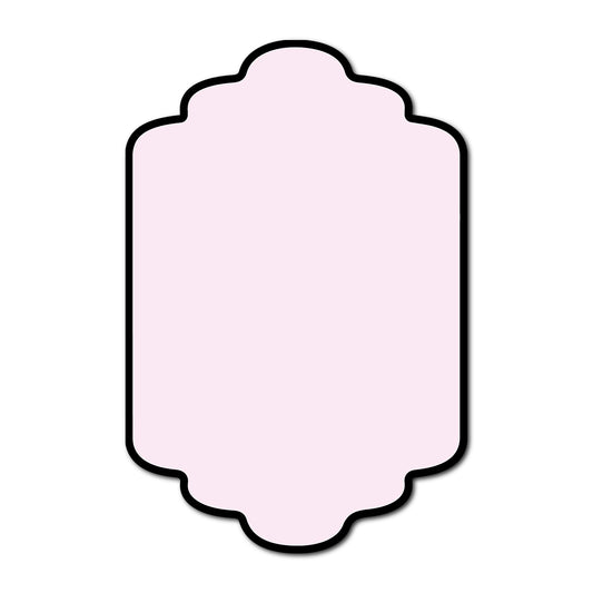 Classic Mounted 2-Layer Card | SVG Template - Shape P201