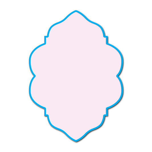 Classic Mounted 2-Layer Card | SVG Template - Shape P204