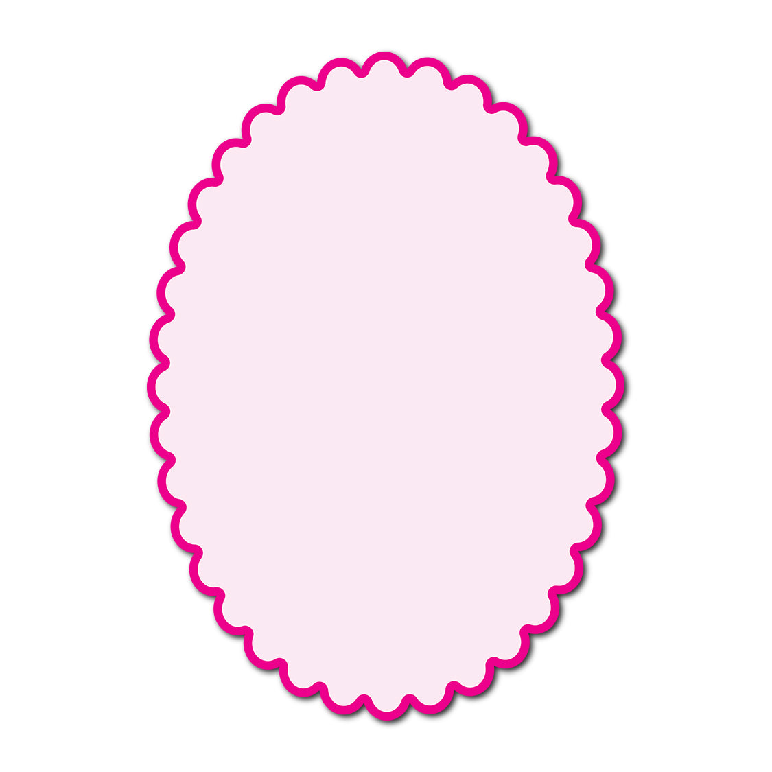 Classic Mounted 2-Layer Card | SVG Template - Shape P205