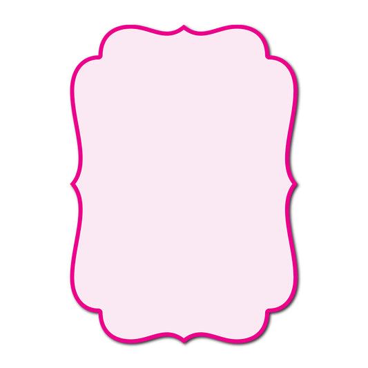 Classic Mounted 2-Layer Card | SVG Template - Shape P207
