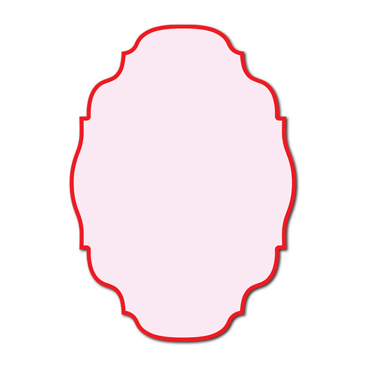 Classic Mounted 2-Layer Card | SVG Template - Shape P208