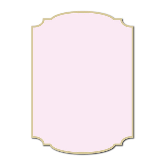 Classic Mounted 2-Layer Card | SVG Template - Shape P20