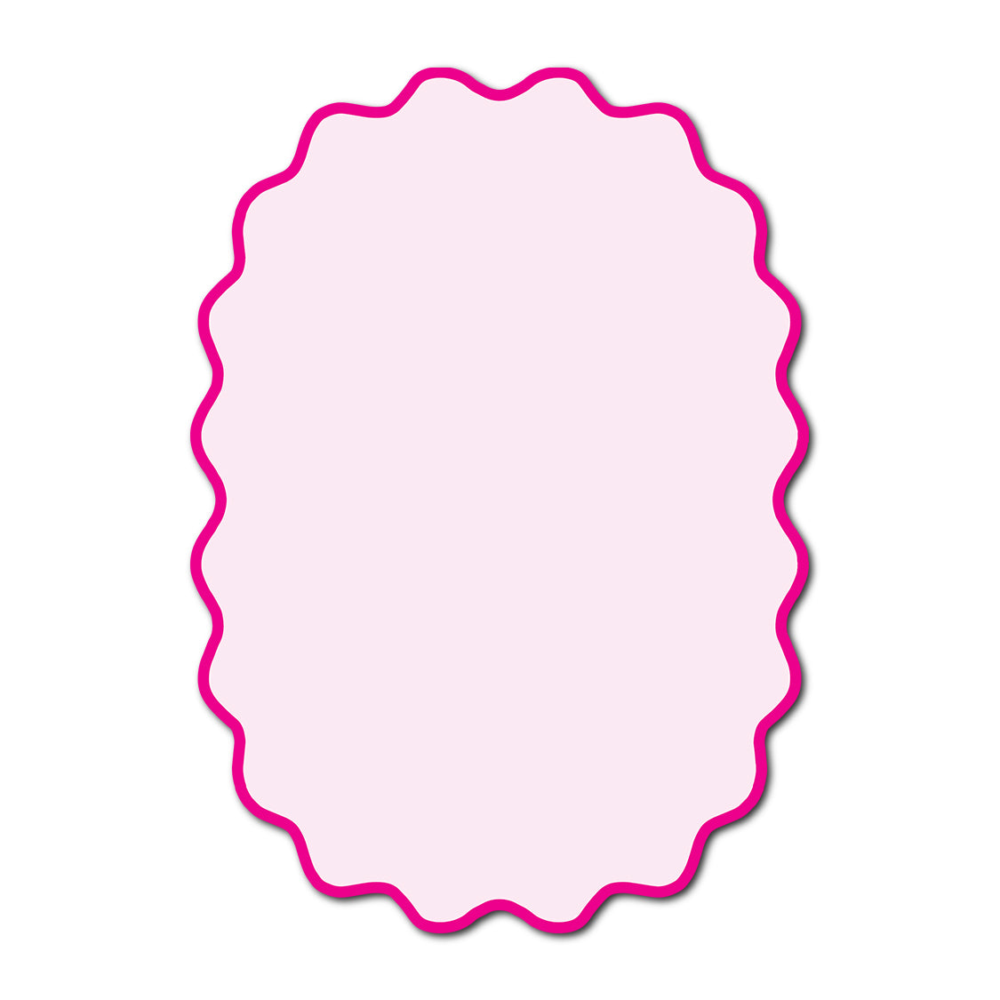 Classic Mounted 2-Layer Card | SVG Template - Shape P212
