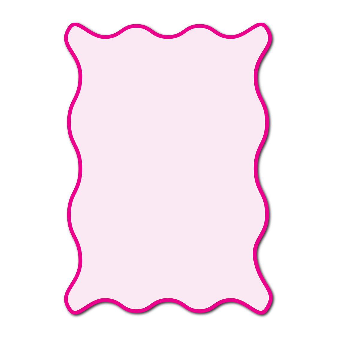 Classic Mounted 2-Layer Card | SVG Template - Shape P214