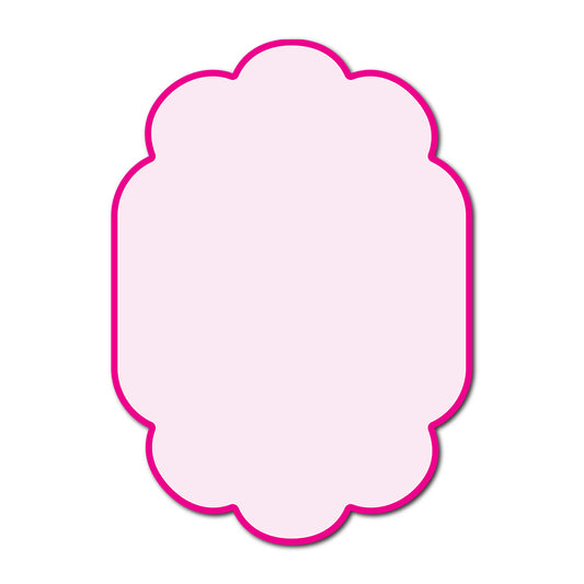 Classic Mounted 2-Layer Card | SVG Template - Shape P218