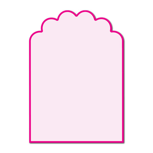 Classic Mounted 2-Layer Card | SVG Template - Shape P220