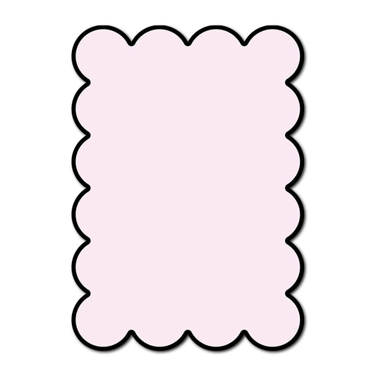 Classic Mounted 2-Layer Card | SVG Template - Shape P221