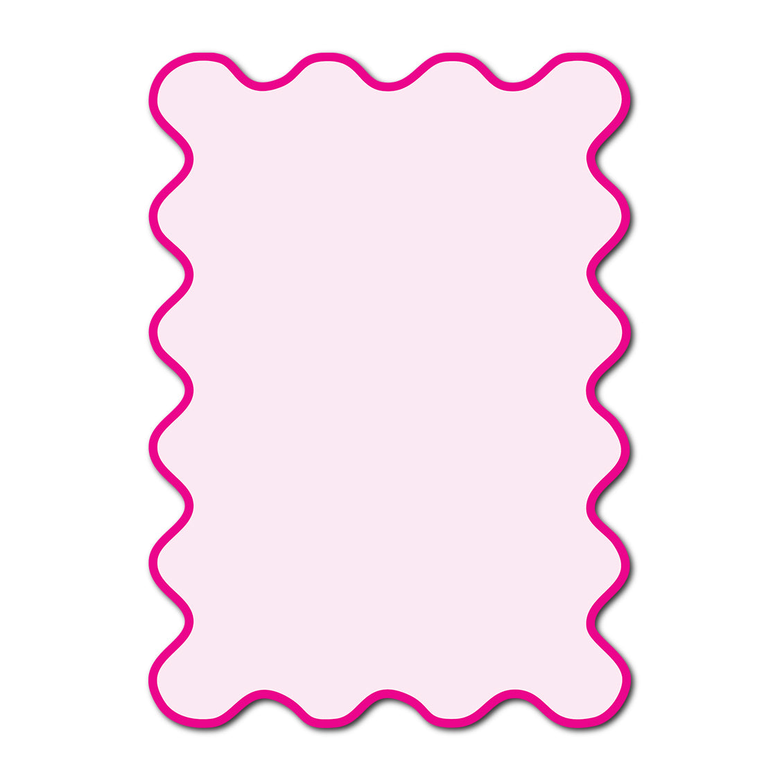 Classic Mounted 2-Layer Card | SVG Template - Shape P222