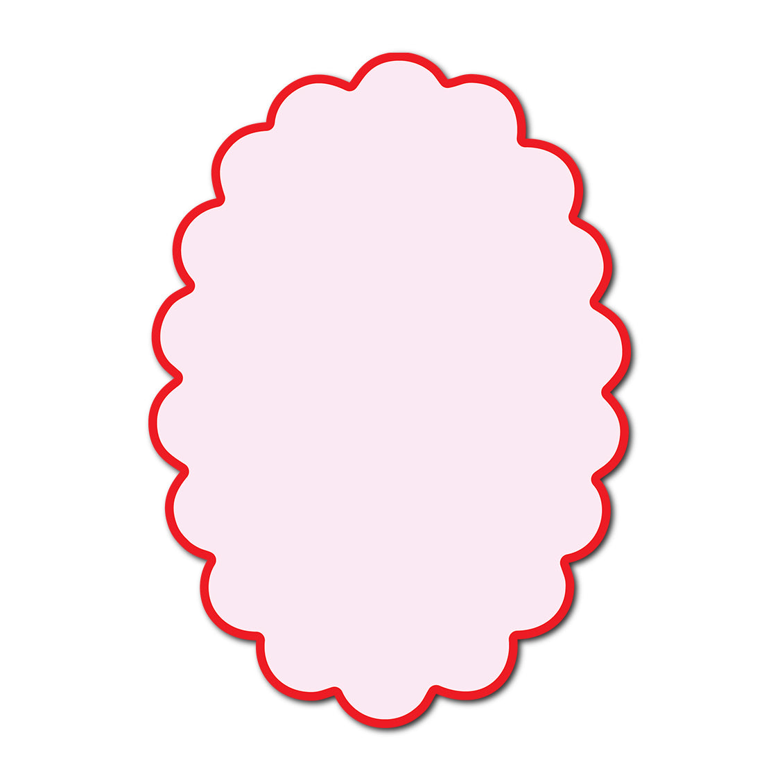 Classic Mounted 2-Layer Card | SVG Template - Shape P223