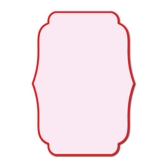 Classic Mounted 2-Layer Card | SVG Template - Shape P224