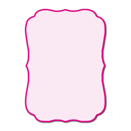 Classic Mounted 2-Layer Card | SVG Template - Shape P225