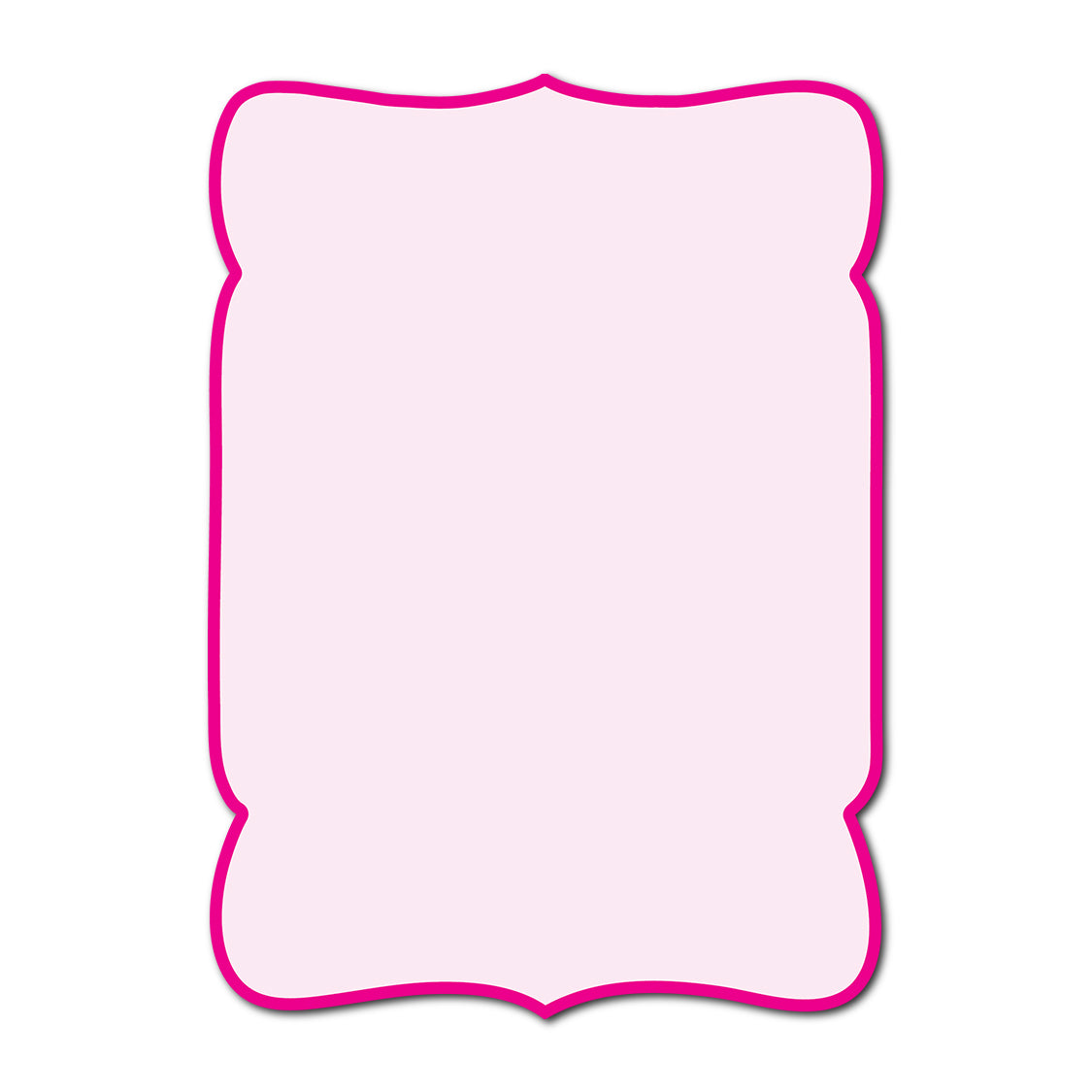 Classic Mounted 2-Layer Card | SVG Template - Shape P229