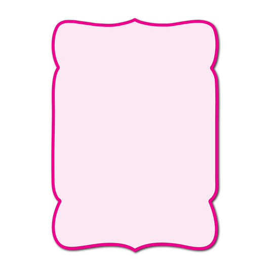 Classic Mounted 2-Layer Card | SVG Template - Shape P229