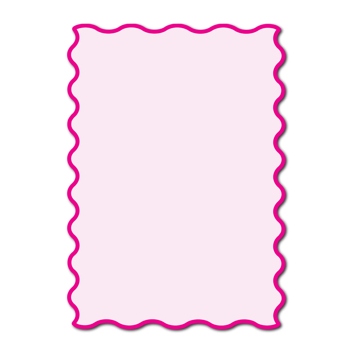 Classic Mounted 2-Layer Card | SVG Template - Shape P231