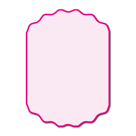Classic Mounted 2-Layer Card | SVG Template - Shape P233