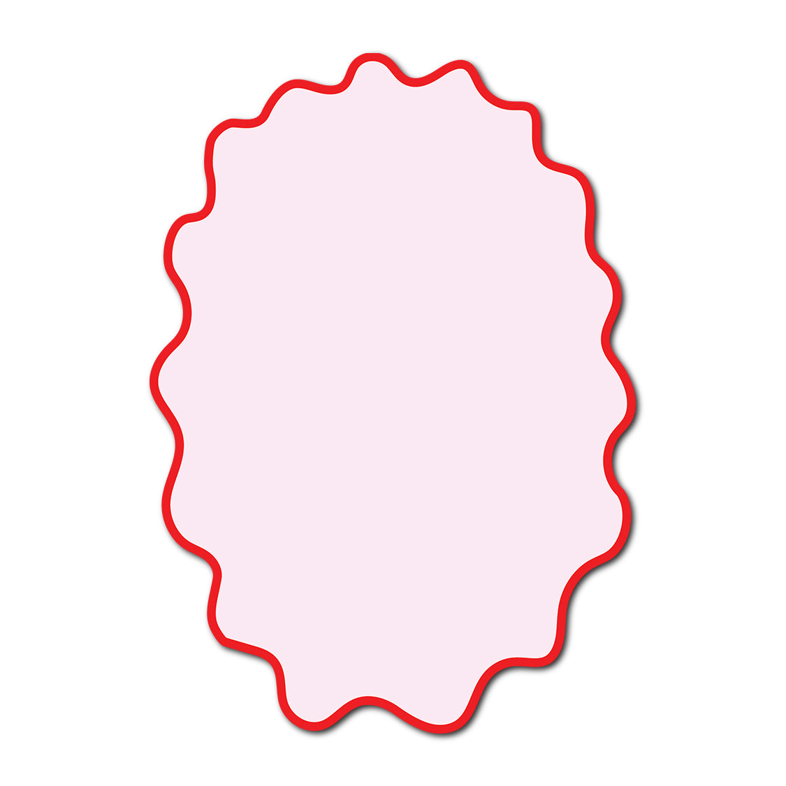 Classic Mounted 2-Layer Card | SVG Template - Shape P234