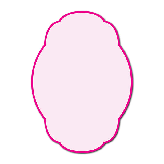 Classic Mounted 2-Layer Card | SVG Template - Shape P235