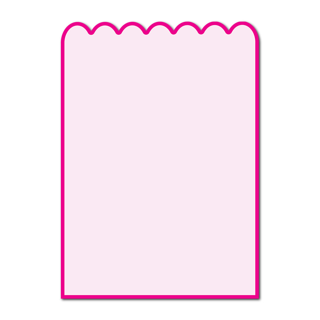 Classic Mounted 2-Layer Card | SVG Template - Shape P236
