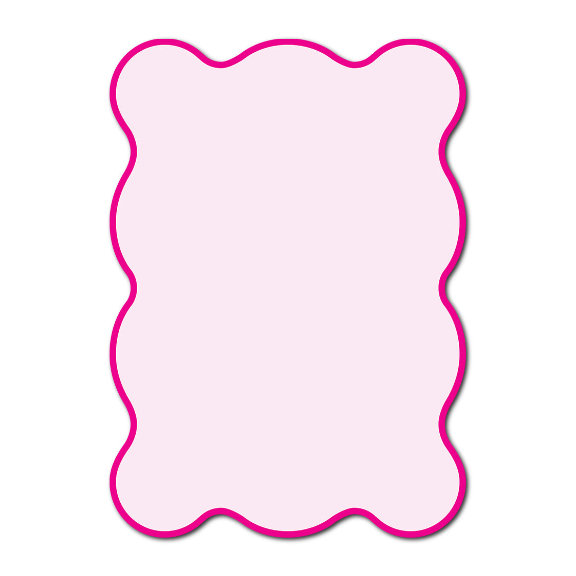 Classic Mounted 2-Layer Card | SVG Template - Shape P239