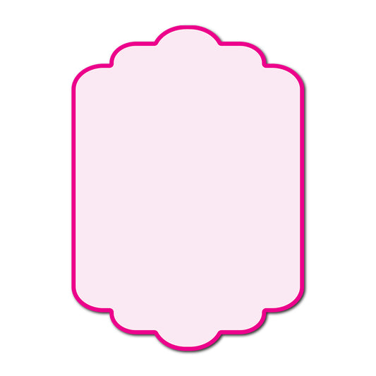 Classic Mounted 2-Layer Card | SVG Template - Shape P241