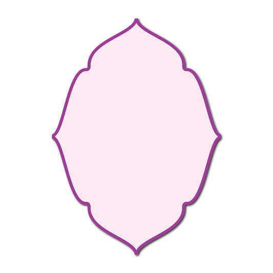 Classic Mounted 2-Layer Card | SVG Template - Shape P32