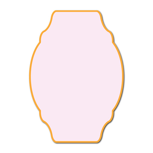 Classic Mounted 2-Layer Card | SVG Template - Shape P35
