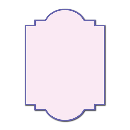 Classic Mounted 2-Layer Card | SVG Template - Shape P39