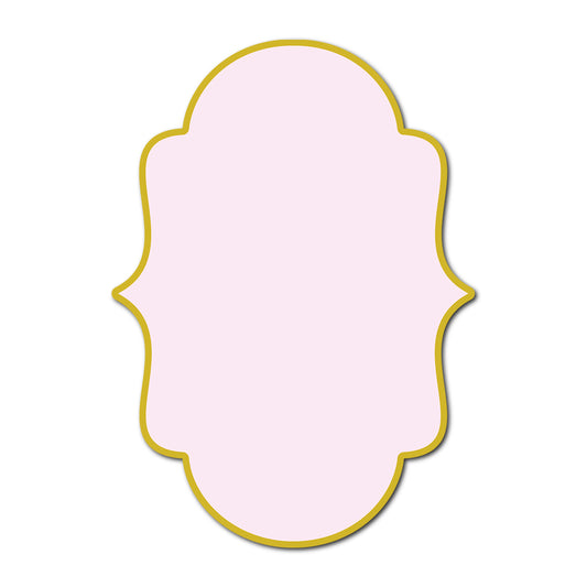 Classic Mounted 2-Layer Card | SVG Template - Shape P3