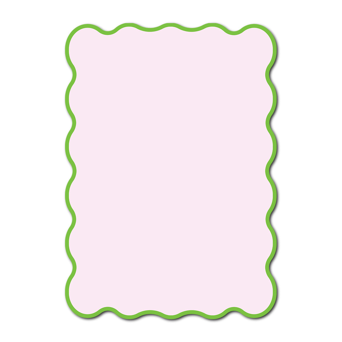 Classic Mounted 2-Layer Card | SVG Template - Shape P49