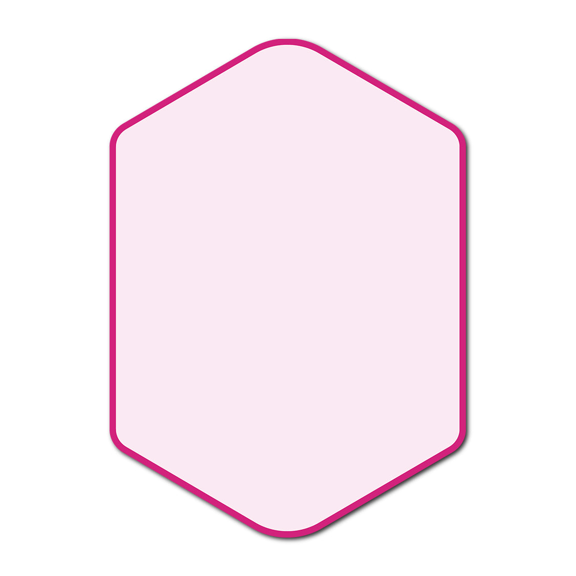 Classic Mounted 2-Layer Card | SVG Template - Shape P4