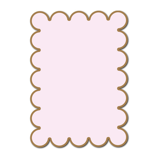 Classic Mounted 2-Layer Card | SVG Template - Shape P50