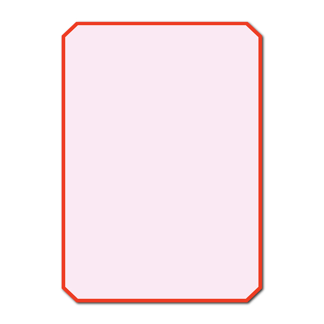 Classic Mounted 2-Layer Card | SVG Template - Shape P53
