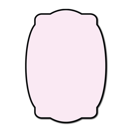 Classic Mounted 2-Layer Card | SVG Template - Shape P64