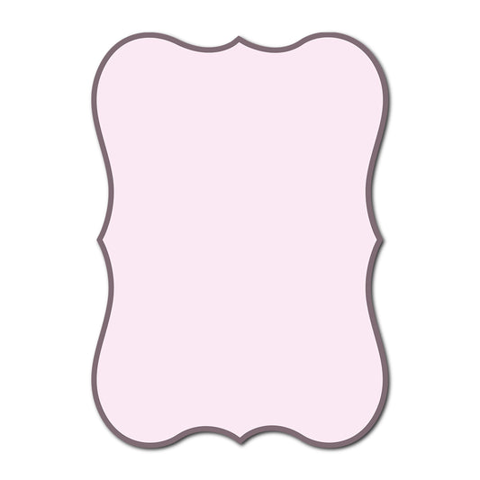 Classic Mounted 2-Layer Card | SVG Template - Shape P70
