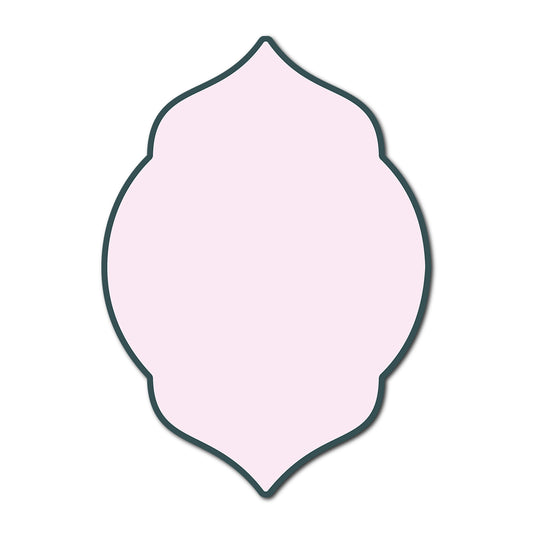 Classic Mounted 2-Layer Card | SVG Template - Shape P7