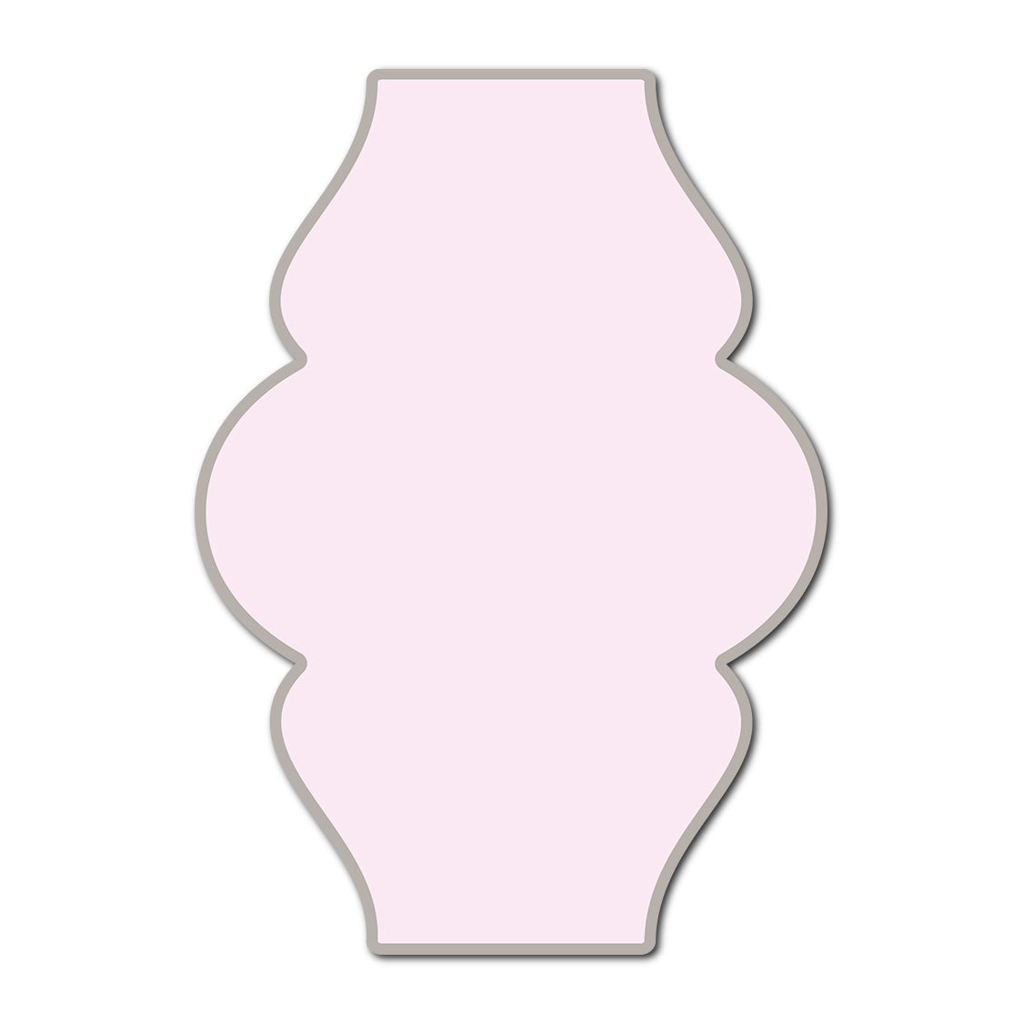 Classic Mounted 2-Layer Card | SVG Template - Shape P8