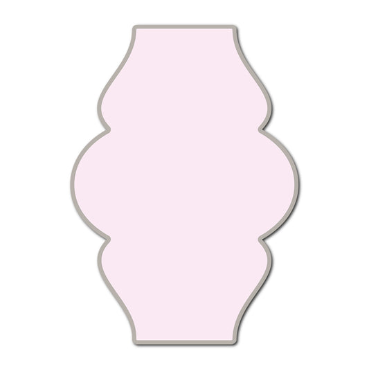 Classic Mounted 2-Layer Card | SVG Template - Shape P8