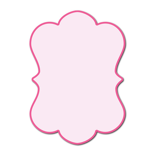 Classic Mounted 2-Layer Card | SVG Template - Shape P93
