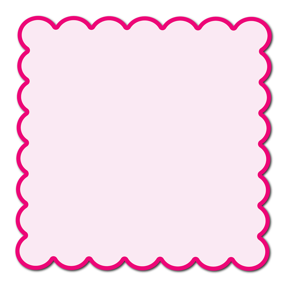 Classic Mounted 2-Layer Card | SVG Template - Shape S105
