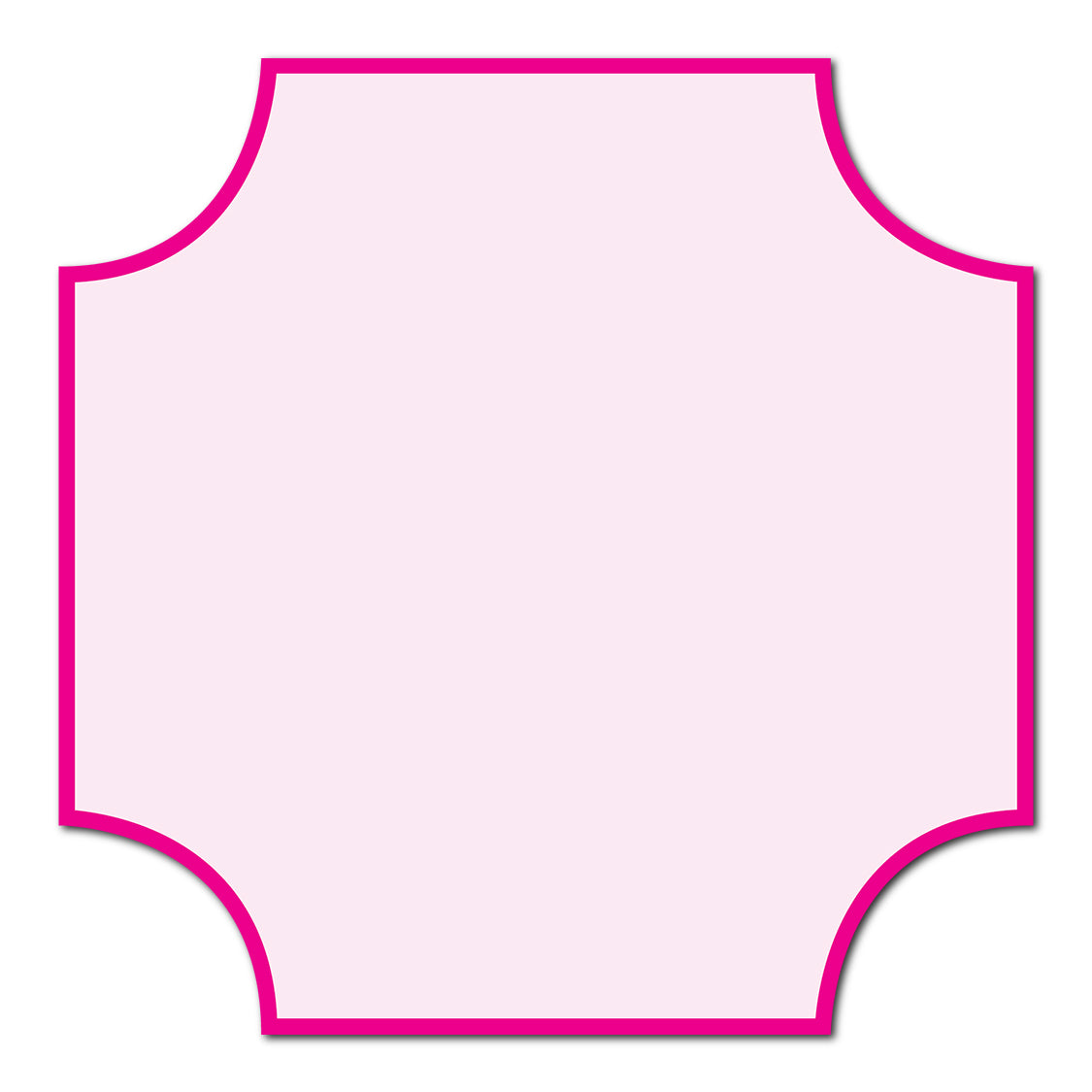 Classic Mounted 2-Layer Card | SVG Template - Shape S106