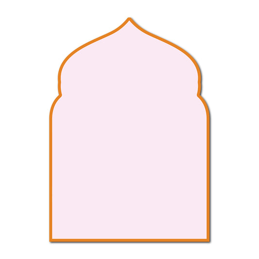 Classic Mounted 2-Layer Card | SVG Template - Arabian Shape