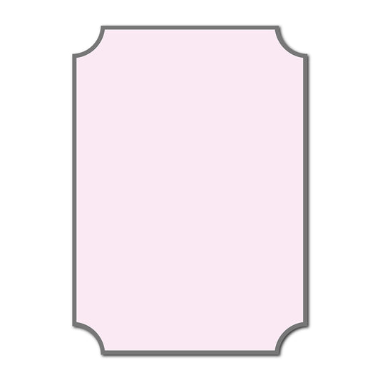 Classic Mounted 2-Layer Card | SVG Template - Classic Shape
