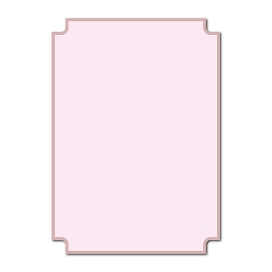 Classic Mounted 2-Layer Card | SVG Template - Modernist Shape